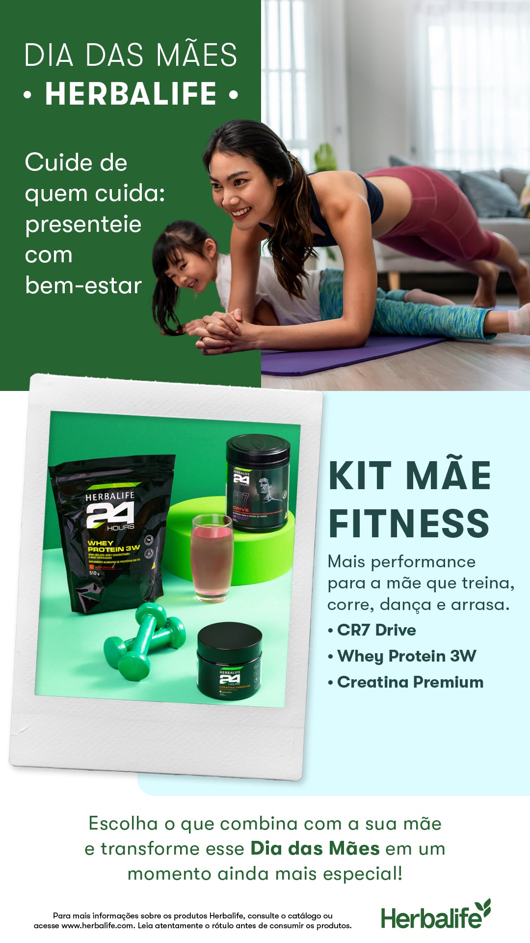 KIT MÃE FITNESS